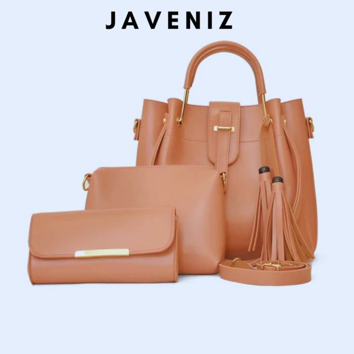 jule 3pc bag peach